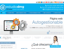 Tablet Screenshot of estudiodmg.com